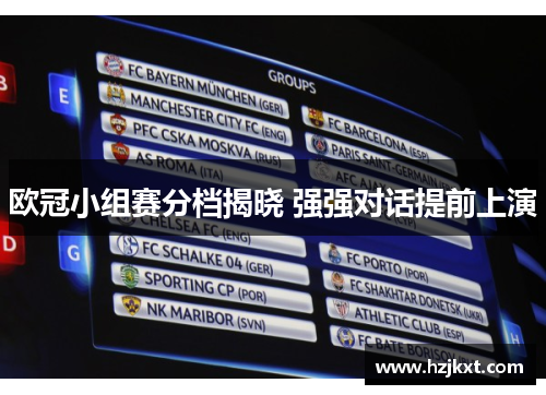 欧冠小组赛分档揭晓 强强对话提前上演
